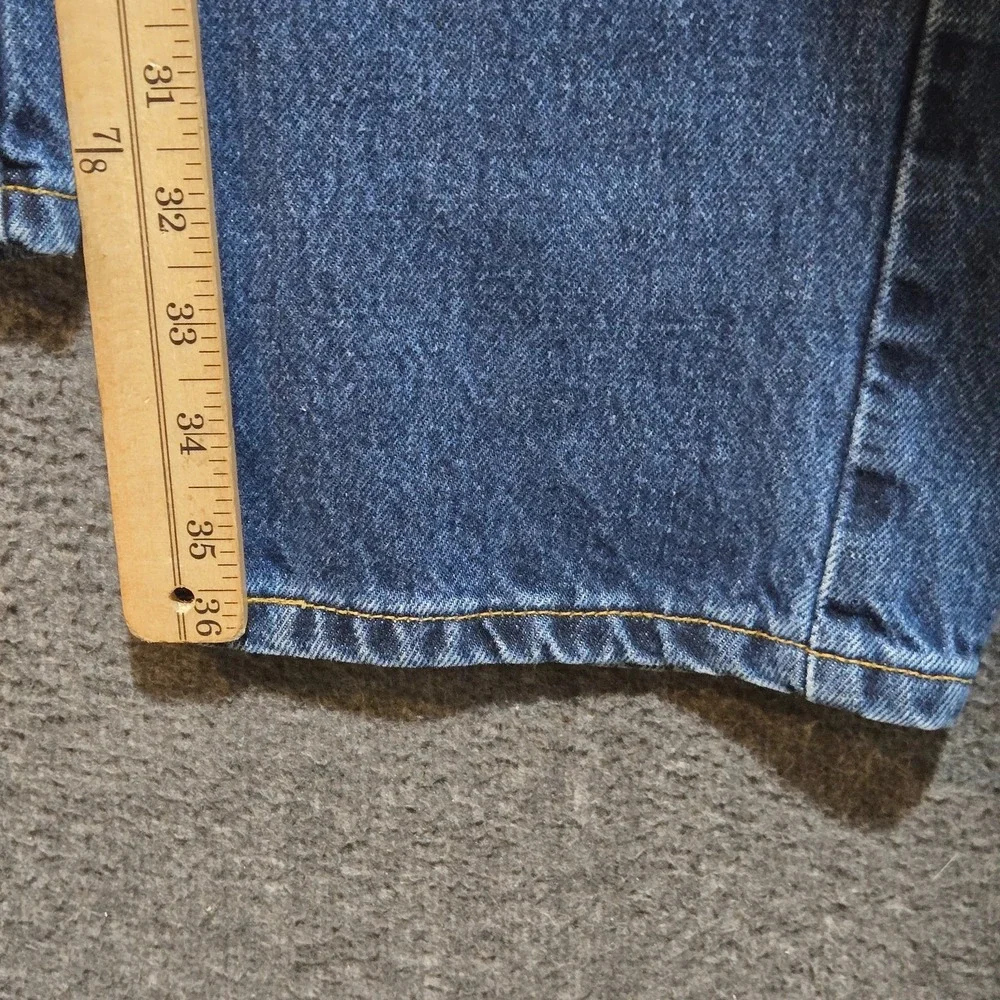Vintage 2000 Levi's 505 Regular Fit Straight Leg Blue Denim Jeans Size 33x36 W32